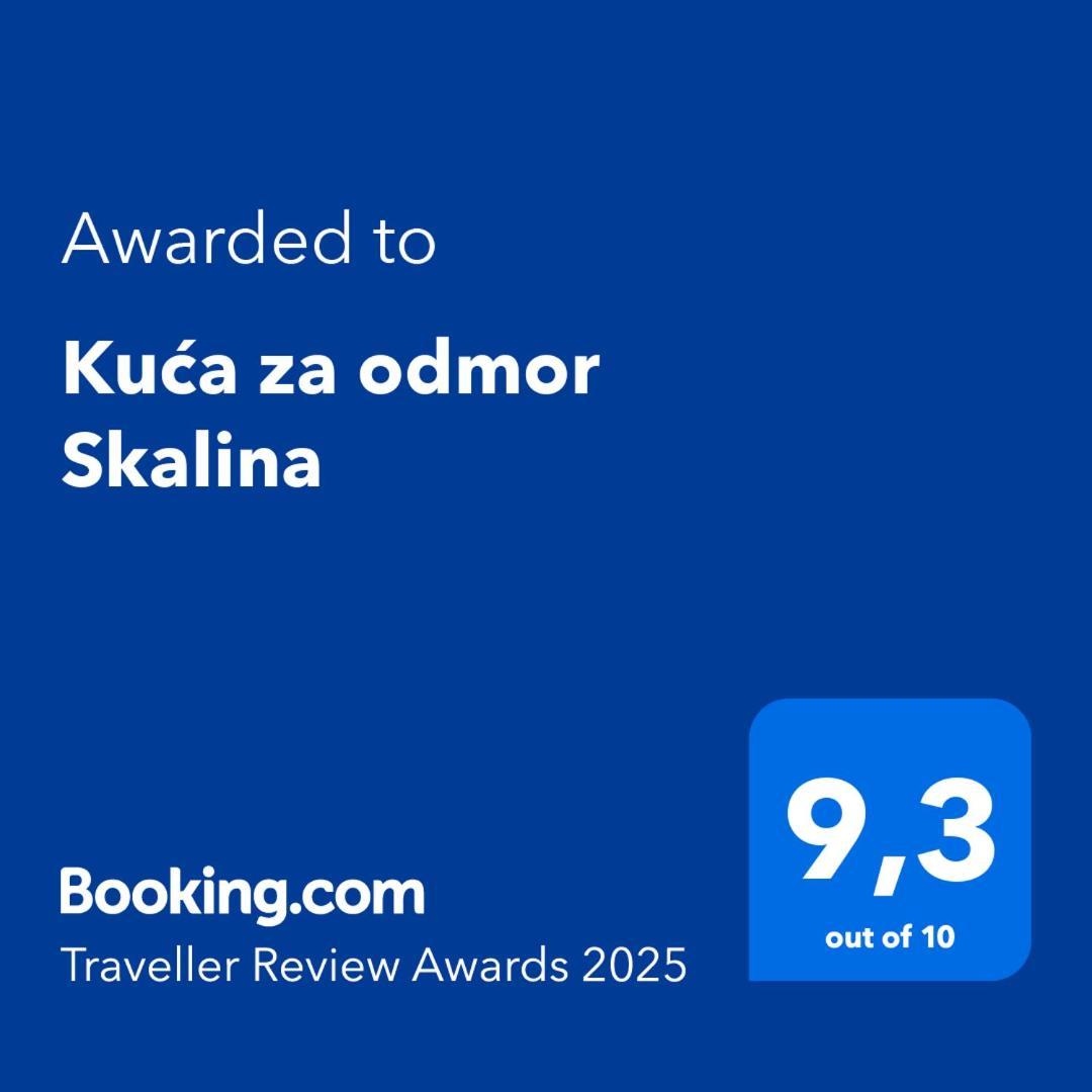 Villa Kuca Za Odmor Skalina - Sea View à Splitska Extérieur photo